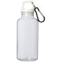 Botella de agua con mosquetón de aluminio reciclado con certificación RCS de 400 ml 