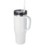 Taza con pajita con aislamiento térmico certificación RCS de 1200 ml 