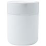 Vaso térmico de cerámica de 330 ml con funda de silicona y tapa de plástico 
