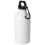 Garrafa de agua con mosquetón de pared simple de acero inoxidable con certificación RCS de 400 ml