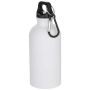 Garrafa de agua de acero inoxidable con certificación RCS y pared simple de 400 ml con mosquetón 