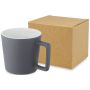 Caneca de cerámica de 370 ml con acabado mate 