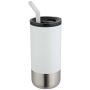 Vaso aislado reciclado RCS de 480 ml con pajita 