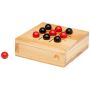 Juego del tres en raya de madera 