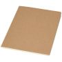 Bloc de notas cuaderno A5 kraft con páginas punteadas 