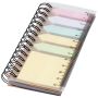 Bloc de notas con notas adhesivas de colores 