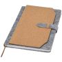 Cuaderno A5 de fieltro y corcho reciclados 