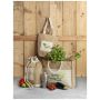 Bolsa tote de yute con bolsillo 
