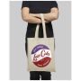 Bolsa de algodón 140 g/m² con asa larga 
