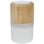 Altavoz Bluetooth® de bambú con luz 