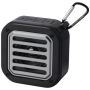 Altavoz Bluetooth® solar de 3 W IPX5 de plástico reciclado RCS con mosquetón 