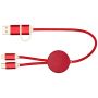 Cable de sincronización de datos y carga rápida de 27 W de 30 cm de aluminio y plástico reciclado 5 en 1 