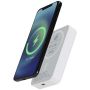 Powerbank magnético inalámbrico de 10.000 mAh y 15 W con PD de 20 W - fabricado en plástico reciclado