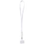 Lanyard de plástico reciclado para smartphone con cable de sincronización de datos y carga rápida de 65 W, 5 en 1, integrado 