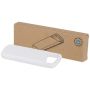Powerbank de plástico reciclado de 5.000 mAh, 12 W, resistente al agua, con mosquetón 