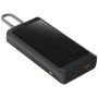 Powerbank solar de 10.000 mAh y 15 W con luz 