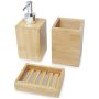 Conjunto de 3 canetas de bambu para casa de banho 