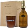 Set de jaboneras y velas perfumadas Wellmark Discovery de 200 ml y 150 g - fragancia de bambú
