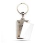 ML-40D Llavero ML-40D rectangular con 2 caras, metal