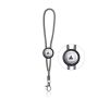 Byner Llavero tubular ajustable con mosquetón