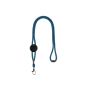 Tep Lanyard de poliéster con ajuste, cierre de seguridad y mosquetón