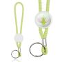 Tobby Llavero tubular ajustable con aro