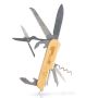Multiblade Navaja multiusos de bambú y acero inoxidable