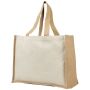 Saco Tote de compras de lona y yute de 320 g/m² 