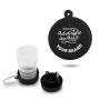 Foldcup Vaso retráctil 200 ml, con mosquetón y compartimento para pastillas