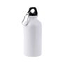 Ollaf Botella de aluminio, 400 ml para sublimación con mosquetón