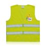 RefleKid Chaleco reflectante para niños homologado, 100% poliéster