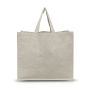 Shopper Bolsa de algodón reciclado con laminado interior.