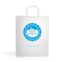 WKraft03 Bolsa de papel kraft 90g/m2 22X27X10cm - blanco