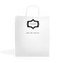 WKraft06 Bolsa de papel kraft 90g/m2 28X32X10cm - blanco