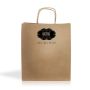 Kraft08 Bolsa de papel kraft 90g/m2 28X32X10cm