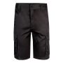 VL HEBE Bermudas elásticas multibolsillos (240g/m²), en algodón (46%), EMF (38%) y poliéster (16%).