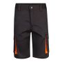 VL HEMERA Bermudas elásticas bicolor multibolsillos (240g/m²), en algodón (46%), EME (38%) y poliéster (16%).