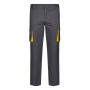 VL FIDES Pantalones elásticos bicolor multibolsillos (240g/m²), en algodón (46%), EME (38%) y poliéster (16%).