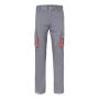 VL FIDES Pantalones elásticos bicolor multibolsillos (240g/m²), en algodón (46%), EME (38%) y poliéster (16%).
