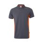 VL SUPAY Polo piqué bicolor (180g/m²) de manga corta, en algodón (60%) y poliéster (40%).