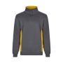 Sudadera de felpa bicolor VL SVAROG (260g/m²), en poliéster (65%) y algodón (35%)