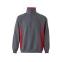 Sudadera de felpa bicolor VL SVAROG (260g/m²), en poliéster (65%) y algodón (35%)