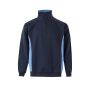 Sudadera de felpa bicolor VL SVAROG (260g/m²), en poliéster (65%) y algodón (35%)