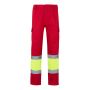 VL POSEIDON Pantalones bicolor de sarga multibolsillos (210g/m²), de algodón (20%) y poliéster (80%)