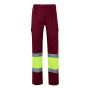 VL POSEIDON Pantalones bicolor de sarga multibolsillos (210g/m²), de algodón (20%) y poliéster (80%)
