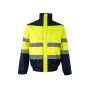VL JUPITER Chaqueta acolchada bicolor (180g/m²) de poliéster (100%) con revestimiento de PU