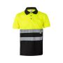 VL CUPID LARGE Polo bicolor bird-eye (160g/m²) de manga corta, en poliéster (100%).