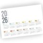 Planny Planificador de escritorio en PVC con calendario