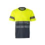 Camiseta técnica bicolor bird-eye VL BRAHMA (140g/m²), en poliéster (100%).