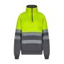 Sudadera bicolor VL THOR (300g/m²) en felpa de poliéster (100%)